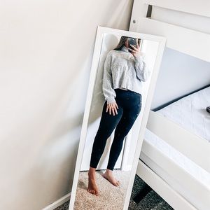 Aerie turtleneck cropped sweater